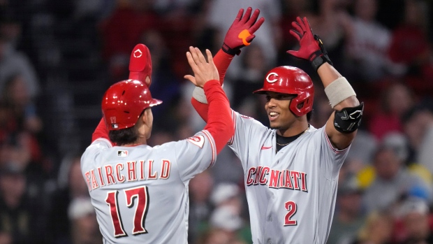 Barrero's grand slam powers Reds past Red Sox