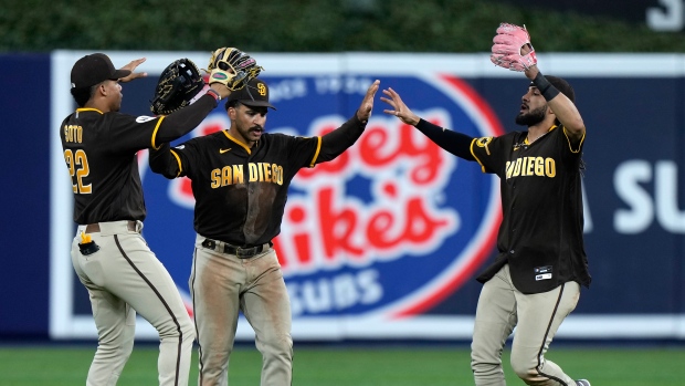 Padres rally past Marlins with five-run ninth