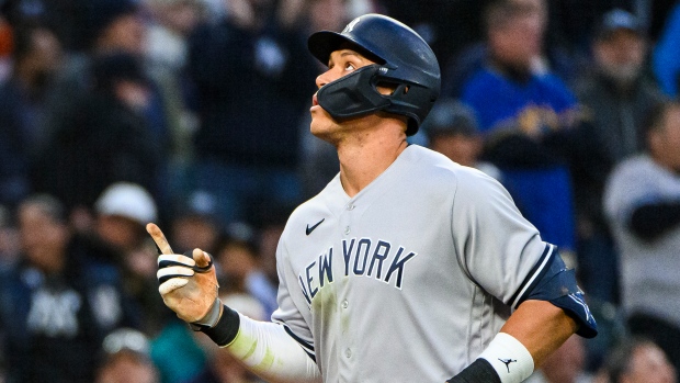 Judge hits 18th homer of season as Yankees rout Mariners