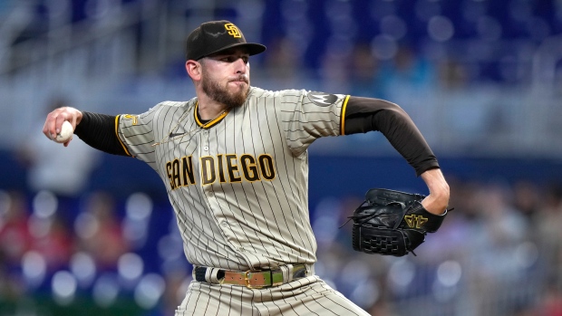 Musgrove pitches no-hitter into the 6th, Sanchez homers again as Padres beat Marlins
