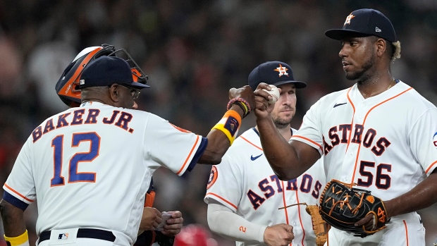 Astros get past Angels as Blanco get first MLB win