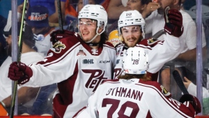 Avon's OT winner lifts Petes past Blazers, into Memorial Cup semifinal