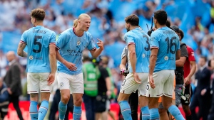 Man City beats Man United in FA Cup final to complete second leg of treble bid