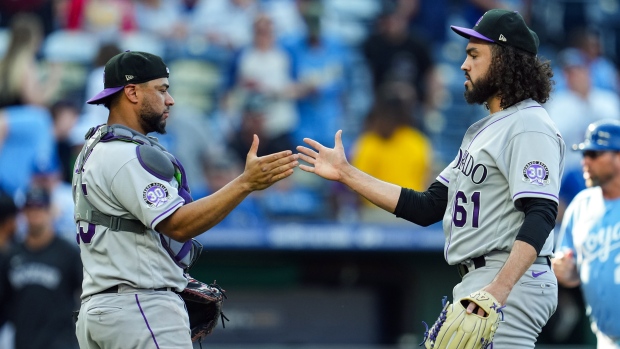 Montero’s triple in five-run first lifts Rockies over Royals