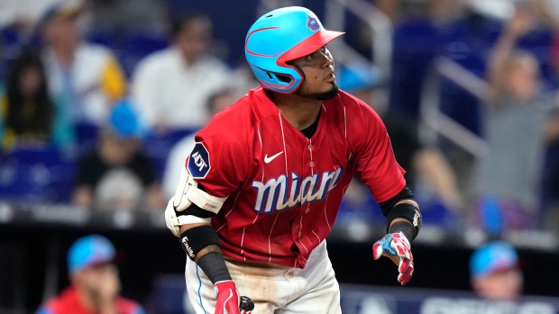 Arraez has career-high five hits, five RBIs to lead Marlins past A's