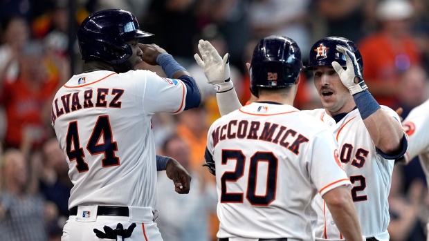 Bregman hits grand slam, Astros beat Angels