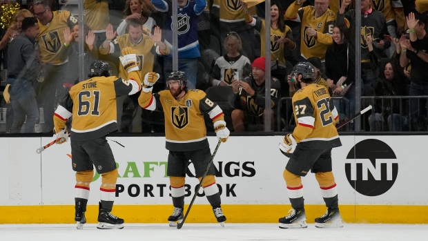 Golden Knights, Panthers tied after second period in Game 1 of Stanley Cup Final
