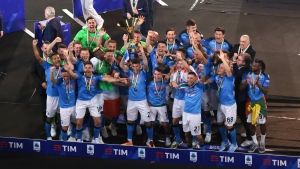 Di Lorenzo becomes first Napoli player to lift Serie A trophy in 33 years