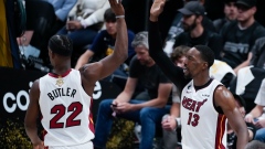 Bam Adebayo and Jimmy Butler