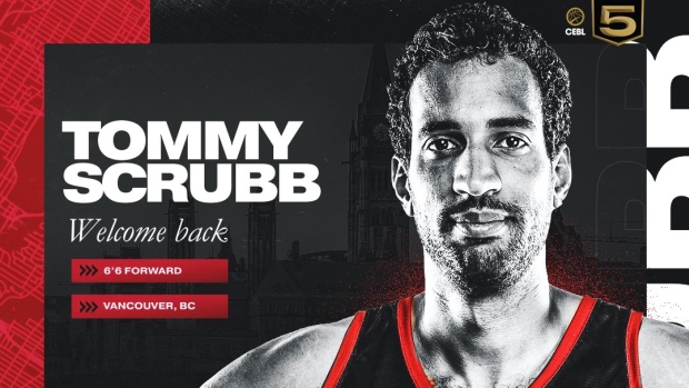 Thomas Scrubb, Canadian Elite Basketball League Thomas Scrubb