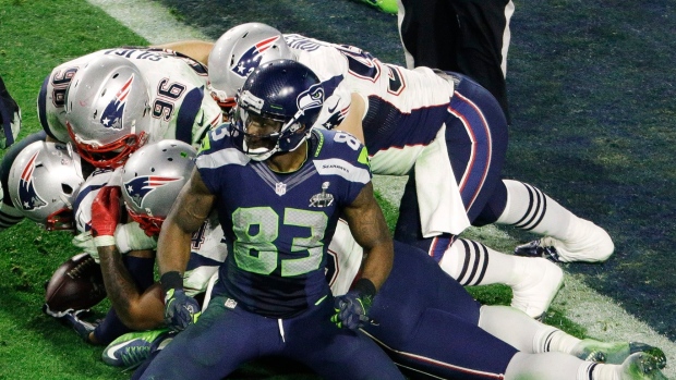 Ricardo Lockette sits shocked, The Canadian Press Ricardo Lockette sits shocked