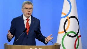 IOC leader Bach quizzed by Ukrainian Olympic athlete on Russia issue for 2024 Paris Games