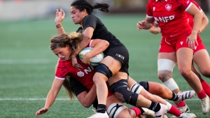 New Zealand trips Canadian women's rugby squad in Pacific Four Series match
