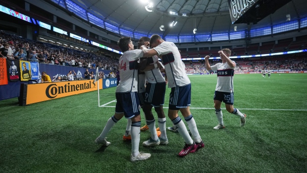 Vancouver Whitecaps celebrate