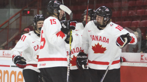 Canada blanks Switzerland to move on at Hlinka Gretzky Cup