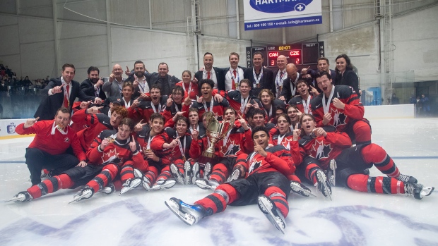 Spence wins it in OT as Canada beats Czechia to win Hlinka Gretzky Cup