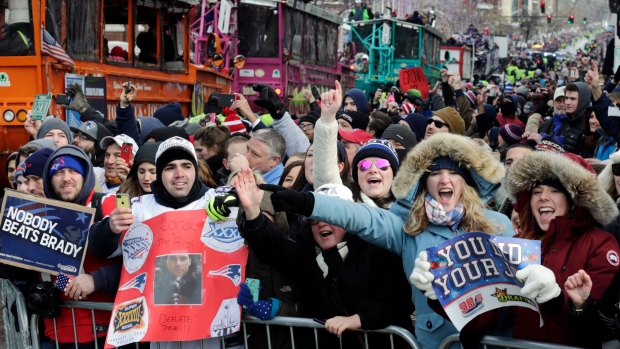 Patriots Fans, The Canadian Press Patriots Fans