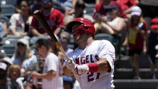 Angels officially shut Trout down for rest of season