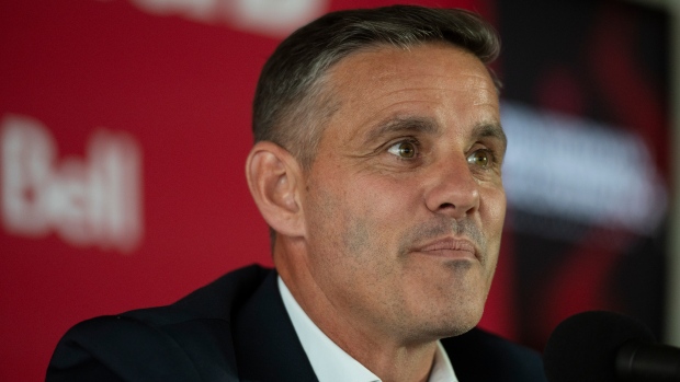 Herdman takes over as coach of Toronto FC but plans to be an observer this week