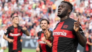 Boniface scores twice as Bayer Leverkusen routs Darmstadt