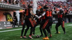 BC Lions celebrate