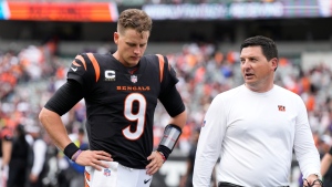 Burrow's status unclear as Rams, Bengals meet Monday for first time since Super Bowl 56