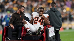 Report: Browns RB Chubb believed to have only torn MCL