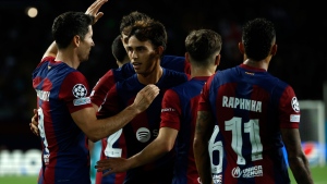 Barcelona opens Champions League with rout of Antwerp