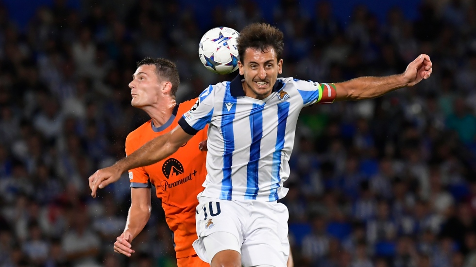 Inter Milan scores late to earn Champions League draw with Sociedad