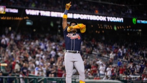 Braves' Acuna becomes fifth player ever with 40-40 season