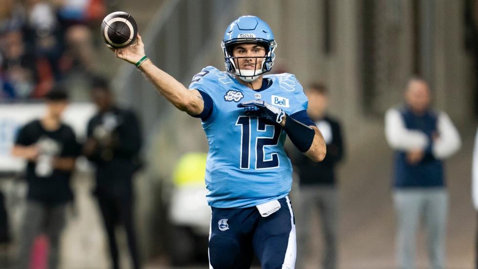 Kelly throws two touchdown passes as Argos earn season sweep of Tiger-Cats