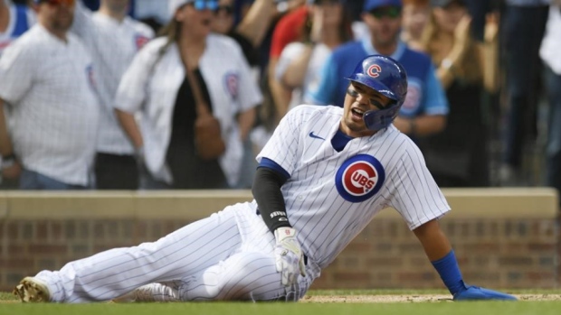 Patrick Wisdom uderza golem typu homer, a Chicago Cubs ma nadzieję na zwycięstwo w fazie play-off nad Colorado Rockies