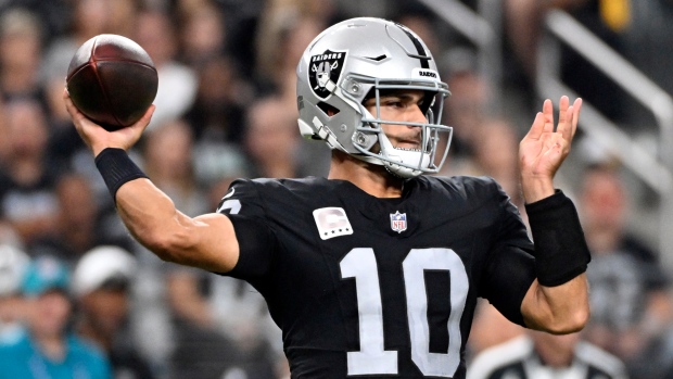 Raiders QB Garoppolo will not play vs. Chargers
