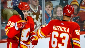 Flames hang 10 on Canucks in pre-season opener