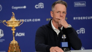 European captain Donald is going with statistics over history at the Ryder Cup