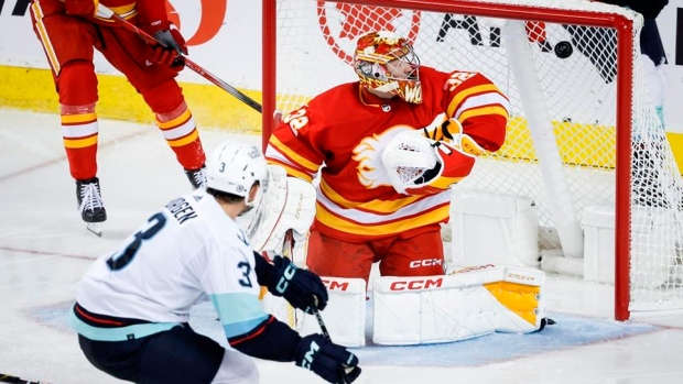 Yamamoto bags two as Kraken win over Flames