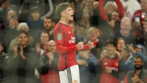 Garnacho on target as United beats Crystal Palace in League Cup defence