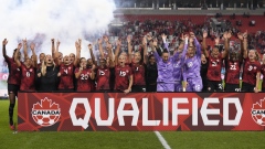 Canada celebrates win over Jamaica