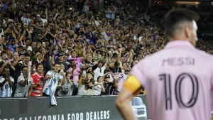 Messi misses Inter Miami's game at Chicago because of scar tissue ailment