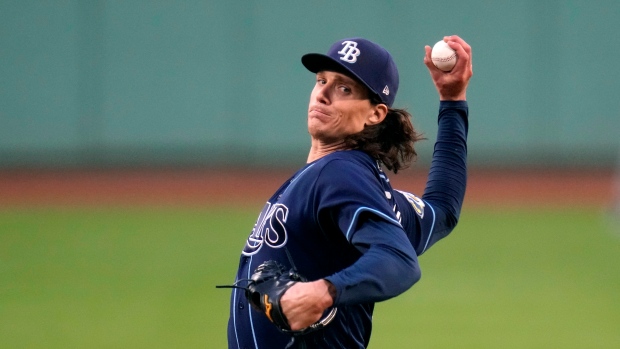 Glasnow pitches five scoreless innings in playoff tuneup as Rays beat Red Sox