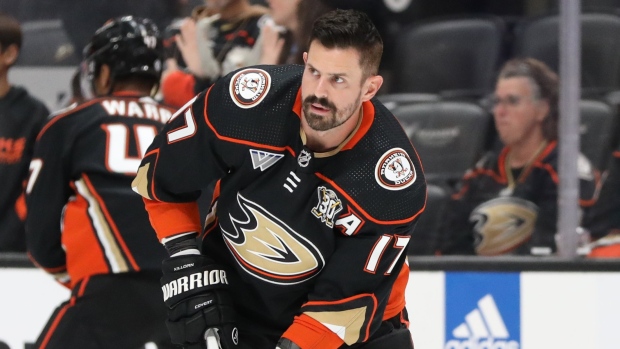 Ducks' Killorn (finger) out 4-6 weeks