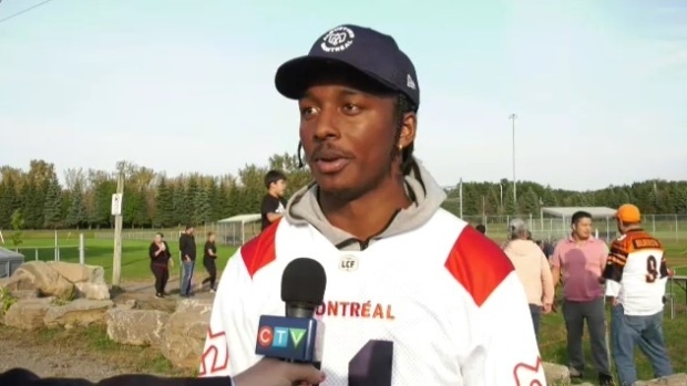 Montreal Alouettes wide receiver Kaion Julien-Grant