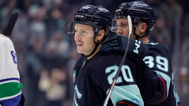 Tolvanen scores twice as Kraken beat Canucks