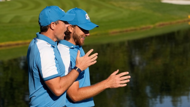Europe's Big 3 of McIlroy, Rahm and Hovland back up their heavyweight status at the Ryder Cup