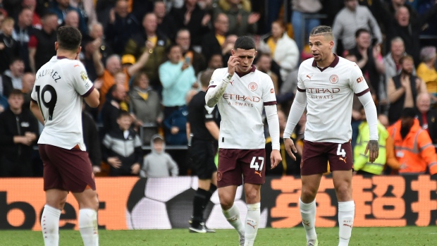 Man City's winning start to season ends in loss at Wolverhampton