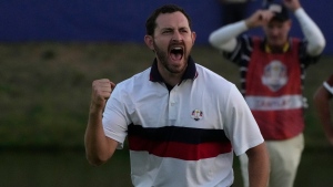 Hatless Cantlay gets last laugh after day of ribbing from Europe's fans at Ryder Cup