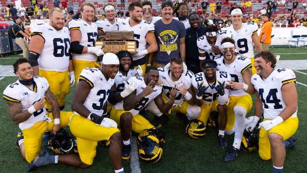 McCarthy has a hand in three touchdowns in No. 2 Michigan rout of Nebraska
