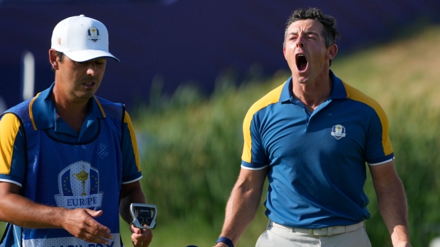 McIlroy takes inspiration from Roman emperor to lead Europe as top Ryder Cup scorer