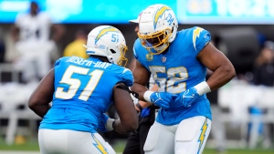 Mack's six sacks, Herbert's three TDs propel Chargers past Raiders
