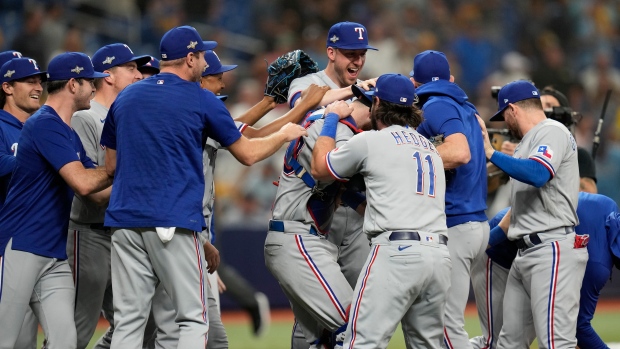 Rangers finish off sweep of Rays in AL Wild Card